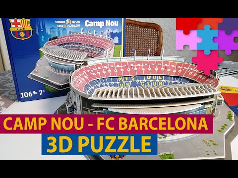 3D Puzzle Fußballverein Fußball Stadion Modell Stadium Mehr Architektur Pulzzes 